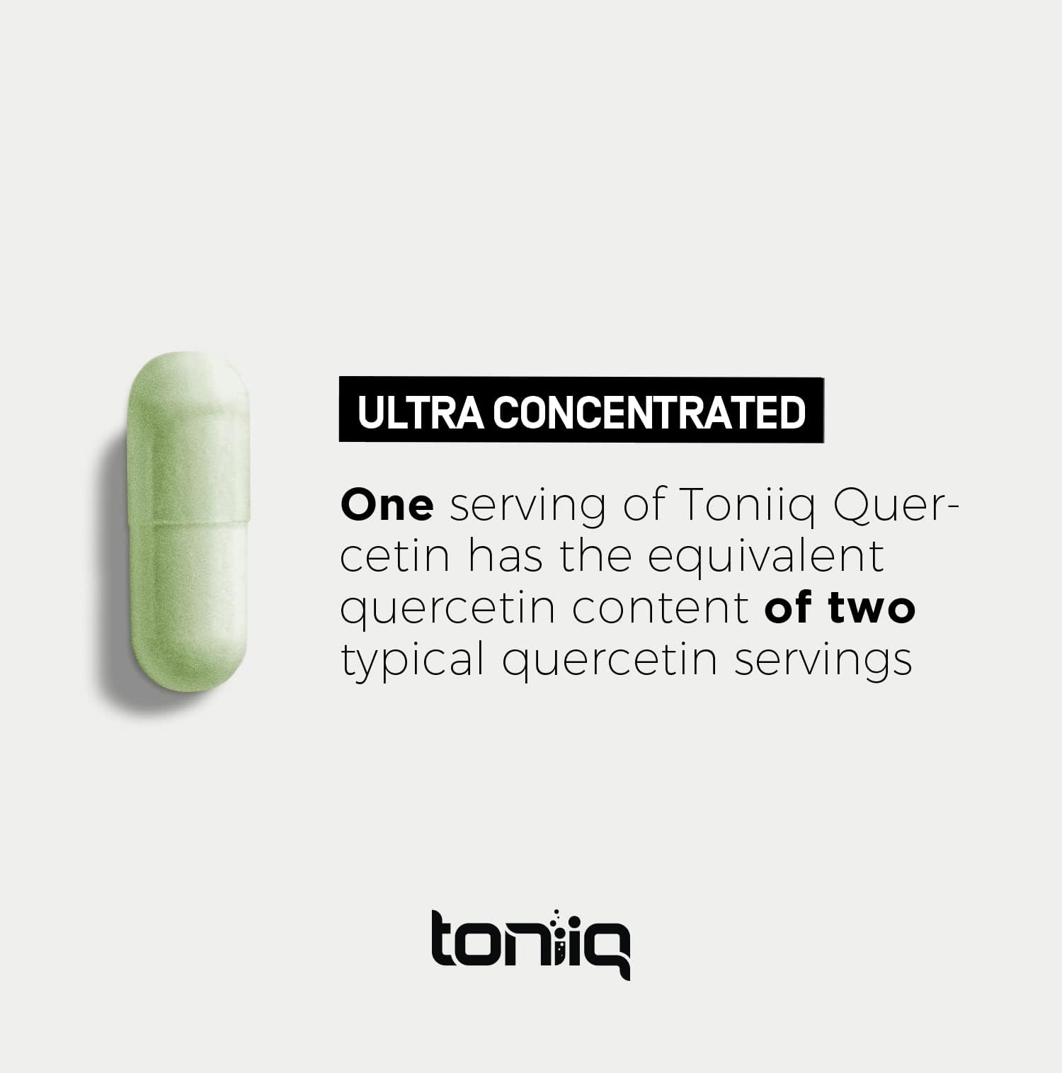 Toniiq Ultra High Purity Quercetin Capsules - 95%+ Highly Purified and Bioavailable - 1000mg Per Serving - 120 Capsules Quercetin Supplement Toniiq buy supplements canada