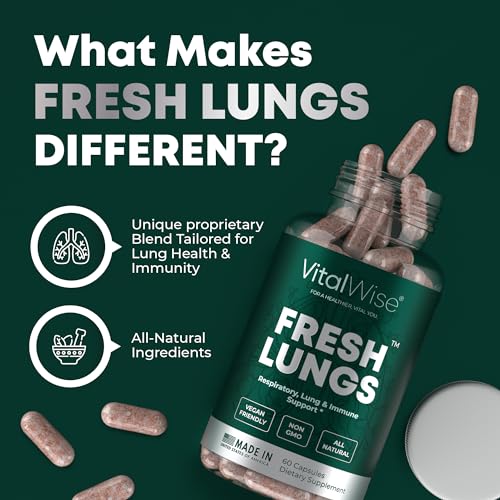 VitalWise Fresh Lungs Lung Detox and Cleanse Supplement with Mullein Leaf Extract VitalWise buy supplements canada