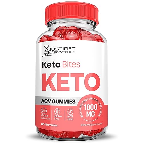 Justified Laboratories Keto Bites Keto ACV Gummies 1000MG Vegan Non GMO with Pomegranate Justified Laboratories buy supplements canada