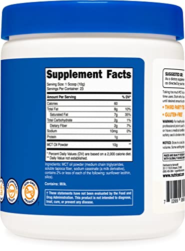 Nutricost Premium MCT Oil Powder .5LBS - Best For Keto, Ketosis, and Ketogenic Diets Nutricost buy supplements canada