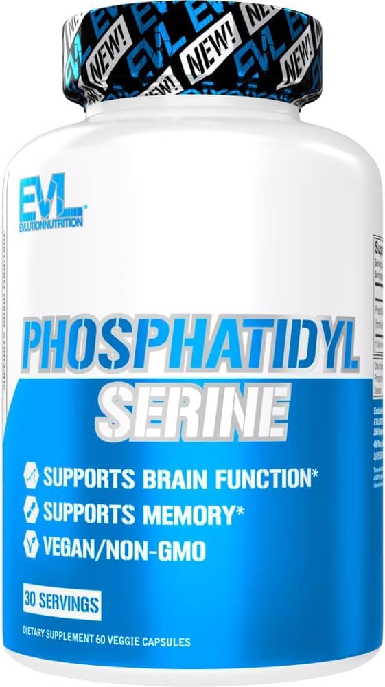 PhosphatidylSerine Nootropics Brain Support Supplement - Advanced Anti Aging Brain Health Supplement for Adults - Memory and Focus with Phosphatidylserine 300mg - EVL Vegan Non-GMO Evlution buy supplements canada
