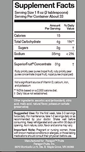 nochtli Recover Prickly Pear Liquid Supplement 1L (4-pack) Nochtli SuperiorFruit buy supplements canada