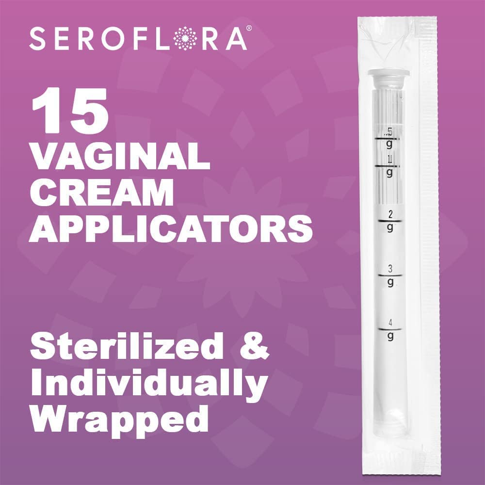 Seroflora Disposable Plastic Vaginal Applicators - Threaded End to Fit OTC Gels, Lubes or Creams Products SEROVERA buy supplements canada