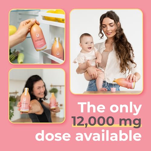 Collagen Supplements for Women, Highest-Dose 12000mg Liquid Collagen Peptides, Bovine Collagen Healu buy supplements canada