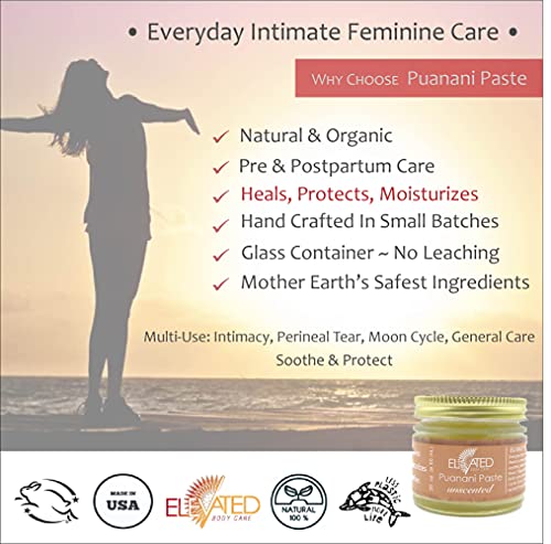 ELEVATED Puanani Paste - Vulva Balm | Postpartum - Perineal Balm | Moisturizing Vulva Cream Taylors buy supplements canada