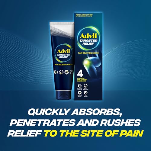 Advil Targeted Relief Pain Relieving Cream, Up to 8 Hours of Powerful Relief of Minor Arthritis Pain, Joint Pain, Lower Back Pain and Muscle Pain - 4 oz Advil buy supplements canada