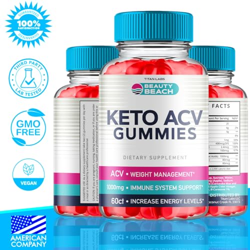 (5 Pack) Beauty Beach Keto ACV Gummies, Beauty Beach Keto ACV Gummies Advanced Titan Labs buy supplements canada