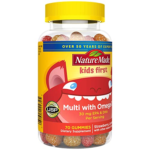 Nature Made Kids First Multivitamin with Omega-3, Kids Gummy Multivitamins with Vitamins and Minerals for Nutritional Support, 70 Gummies Nature Made buy supplements canada