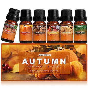 Autumn Fragrance Oil Set, Premium Fall Essential Oils for Diffuser and Candle Making -Cinnamon ARVIDSSON buy supplements canada