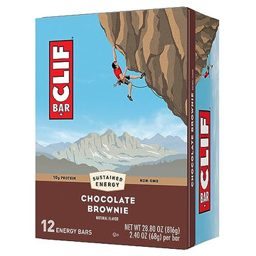 CLIF BAR - Chocolate Brownie Flavor - Made with Organic Oats - Non-GMO Clif Bar buy supplements canada