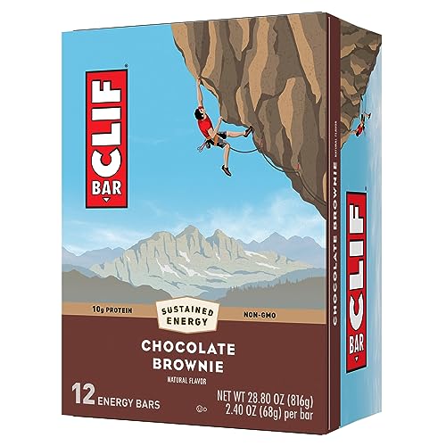 CLIF BAR - Chocolate Brownie Flavor - Made with Organic Oats - Non-GMO Clif Bar buy supplements canada