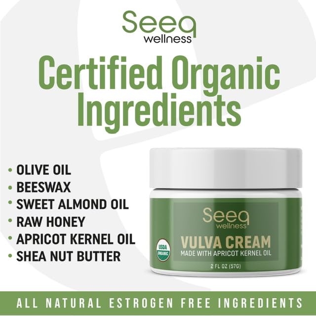 Seeq Wellness Organic Vulva Balm, Intimate Skins Care, Menopause Support, Relieves Feminine Seeq Wellness buy supplements canada