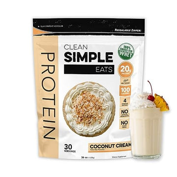 Clean Simple Eats Coconut Cream Whey Protein Powder, Natural Sweetened and Cold Clean Simple Eats buy supplements canada