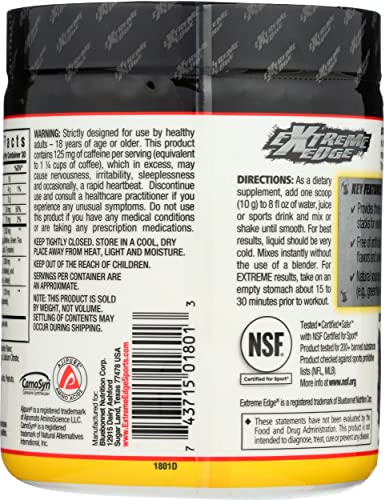 Bluebonnet Nutrition Extreme Edge Pre workout, Muscle Recharging Formula, Increases Bluebonnet buy supplements canada
