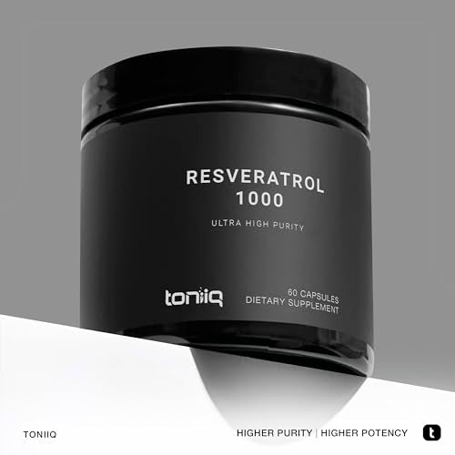 Ultra High Potency Third-Party Tested Trans Resveratrol 1000mg - 98% Pure Toniiq buy supplements canada