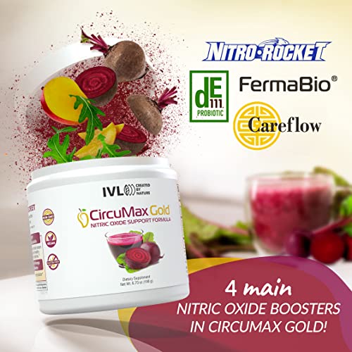 IVL - CircuMax Gold - Nitric Oxide Supplement Powder Boost - Organic Beets - Beetroot IVL buy supplements canada