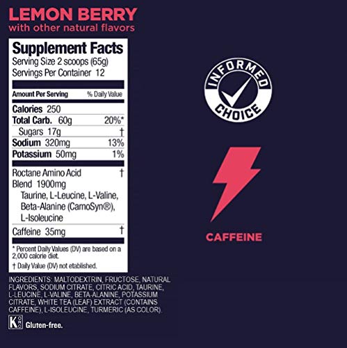 GU Energy Roctane Ultra Endurance Energy Drink Mix, Lemon Berry, 1.72 lb GU Energy buy supplements canada