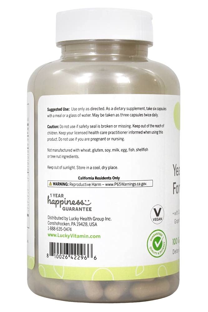 Lucky Vitamin - Yeast-Defense Formula - 180 Veg Capsules Lucky Vitamin buy supplements canada