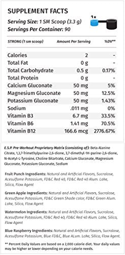 Metabolic Nutrition | ESP - Stimulating Pre Workout, Pre Intra Workout Supplement | Energy Metabolic Nutrition buy supplements canada
