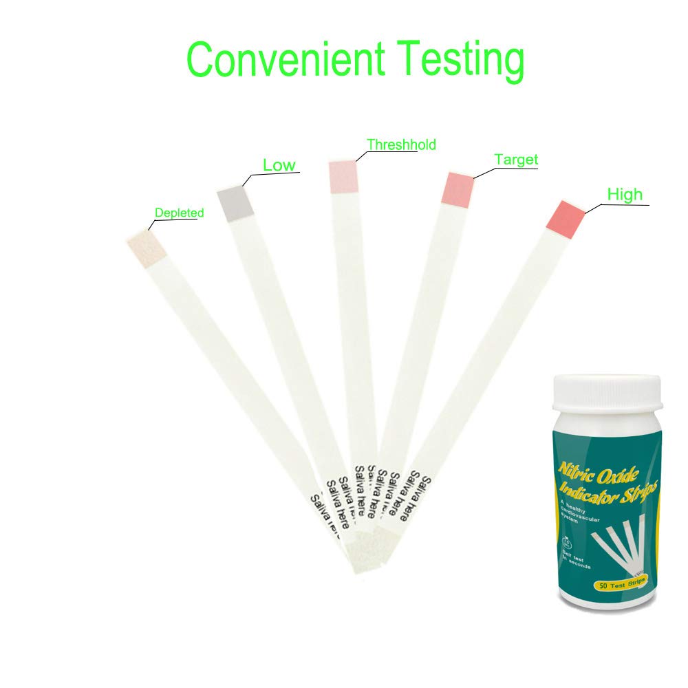 Nitric Oxide Test Strips [50strips]- Nitric Oxide Indicator Strips Work by Measuring The TONNYLAB buy supplements canada