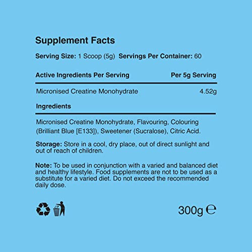 Warrior Creatine Monohydrate Powder – 300g – Micronised for Easy Mixing Warrior buy supplements canada