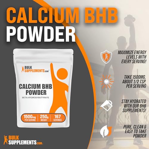 BulkSupplements.com Calcium BHB Powder - Beta-HydroxyButyrate Powder, BHB Supplement BULKSUPPLEMENTS.COM buy supplements canada