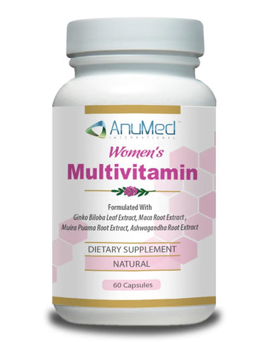 Women’s Multivitamin with Iron, Vitamin D3, Magnesium, B-Complex & Herbal Support – 60 Capsules – Energy, Hormone Balance, Heart Health – AnuMed AnuMed International buy supplements canada