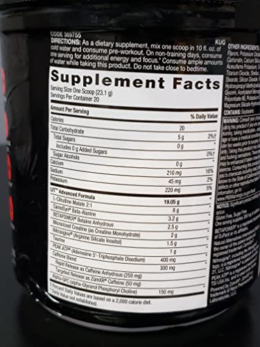 BEYOND RAW LIT AF | Advanced Formula Clinical Strength Pre-Workout Powder | Contains BEYOND RAW buy supplements canada