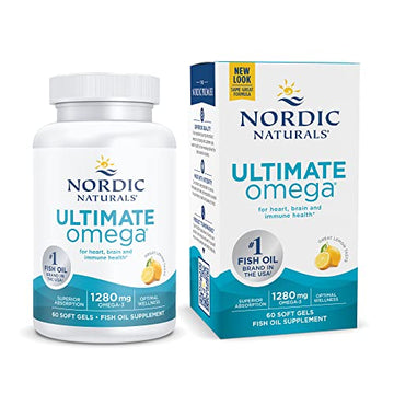 Nordic Naturals Ultimate Omega, Lemon Flavor - 60 Soft Gels - 1280 mg Omega-3 Nordic Naturals buy supplements canada