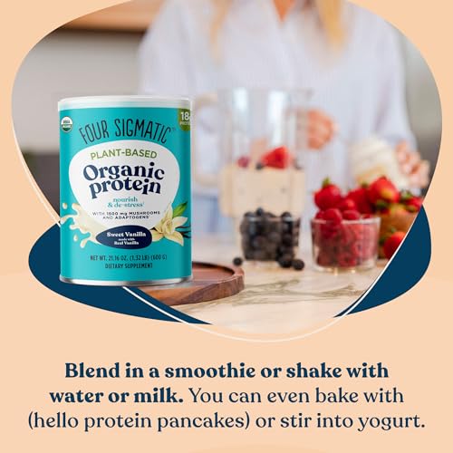 Four Sigmatic Organic Vegan Protein Powder | 18g Plant-Based Protein per Serving Four Sigmatic buy supplements canada
