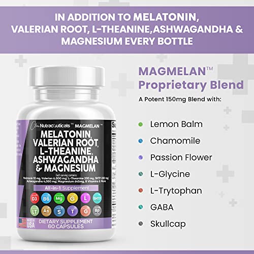 Melatonin 10mg Valerian Root 6000mg L Theanine 200mg Ashwagandha Clean Nutraceuticals buy supplements canada