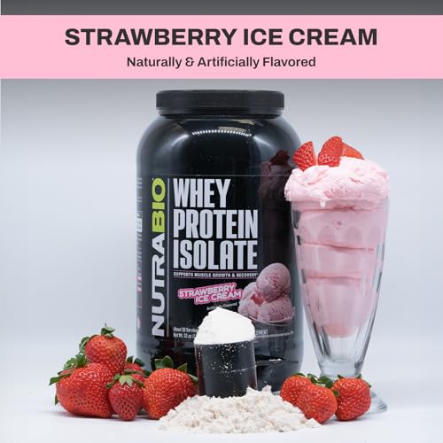 NutraBio Whey Protein Isolate Supplement – 25g of Protein Per Scoop with Complete NutraBio buy supplements canada