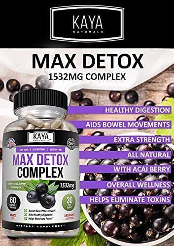 Kaya Naturals - Max Detox - 100% Natural, Healthy, Safe & New, Pure Herbal Ingredients Kaya Naturals buy supplements canada