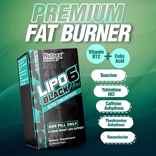 Nutrex Research Lipo-6 Black Hers Ultra Concentrate | Weight Loss Pills for Women | Fat Burner Nutrex Research buy supplements canada