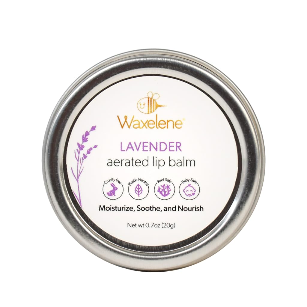 Lavender Aerated Lip Balm tin - Single Waxelene buy supplements canada