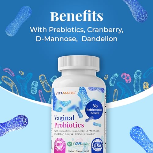 Vitamatic Vaginal Probiotics 20 Billions for Women pH Balance & Odor Control Vitamatic buy supplements canada