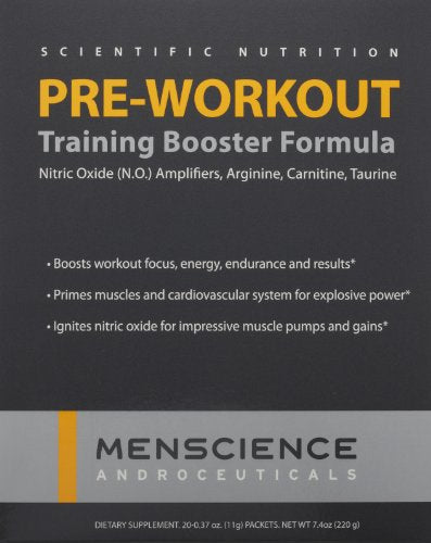 MenScience Androceuticals Pre-Workout Training Booster Formula, 0.4 oz MenScience buy supplements canada