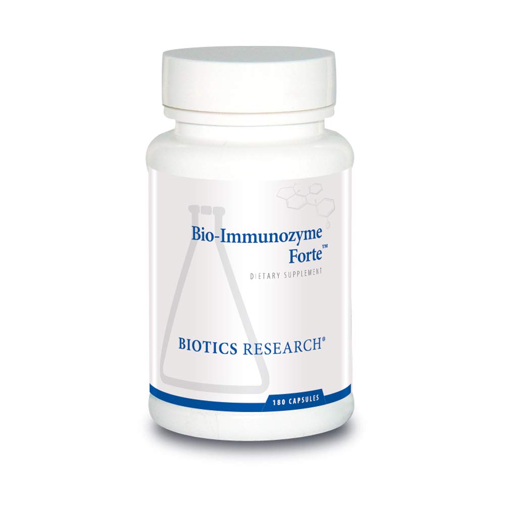 BIOTICS RESEARCH Bio Immunozyme Forte Multivitamin, Echinacea, Cayenne Pepper, Lactobacillus acidophilus, Botanicals, Probiotics, Amino Acids, Organs/Glandulars for Immune System Health 180 Capsules BIOTICS RESEARCH buy supplements canada