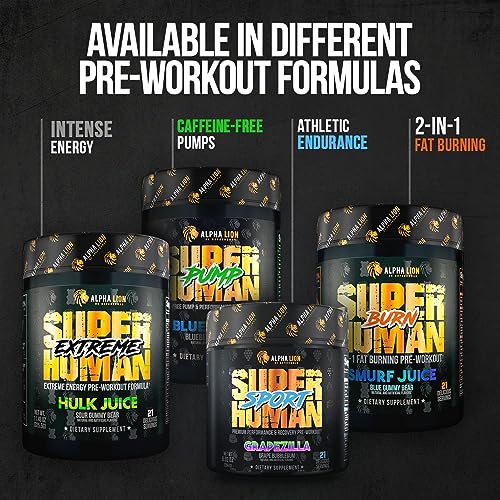 ALPHA LION Superhuman Pre Workout Powder, Beta Alanine, L-Taurine & Tri-Source ALPHA LION buy supplements canada