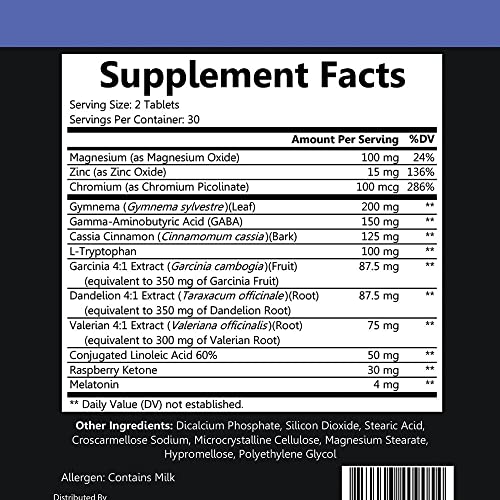 Garcinia Cambogia PM Weight Loss Sleep, All Natural Supplement w/Valerian Root & Melatonin Angry Supplements buy supplements canada