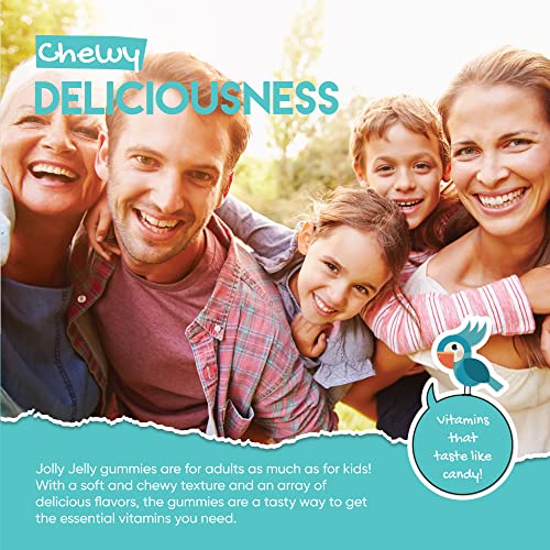 Marine Collagen Gummies by Jolly Jelly® - Wild-Caught Marine Collagen Tapioca Gummies - Type 1 Hydrolysed Collagen - Strawberry Flavour - 60 Gummies. JOLLY JELLY buy supplements canada