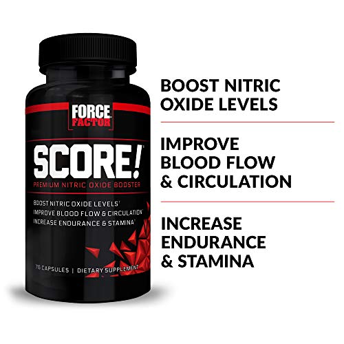 FORCE FACTOR Score!, 2-Pack, Nitric Oxide Supplement for Men, Nitric Oxide Booster Force Factor buy supplements canada