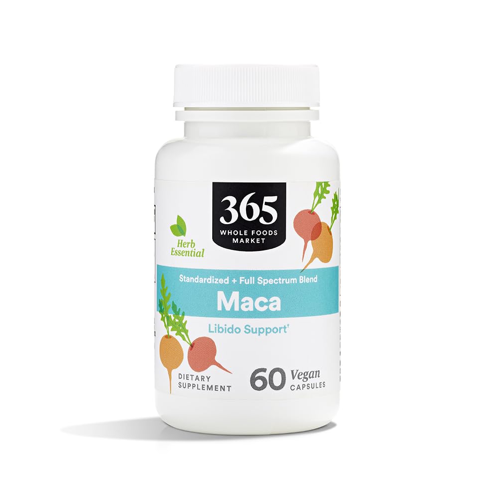 365 by Whole Foods Market, Maca Standardized + Full Spectrum Blend, Libido Support, Vegan Capsules, 60 Count 365 by Whole Foods Market buy supplements canada