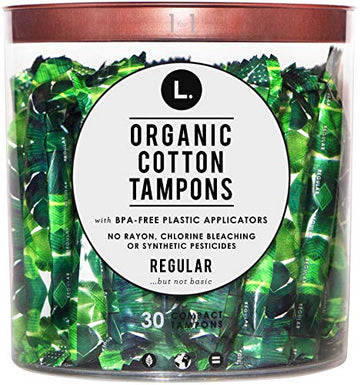 L. Organic Cotton Regular Absorbency Compact Tampons 30 Count L. buy supplements canada
