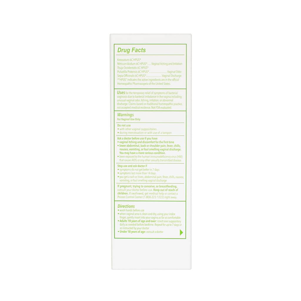 Good Clean Love BiopHresh Vaginal Homeopathic Suppository, Bacterial Vaginosis Treatment for Women Good Clean Love buy supplements canada