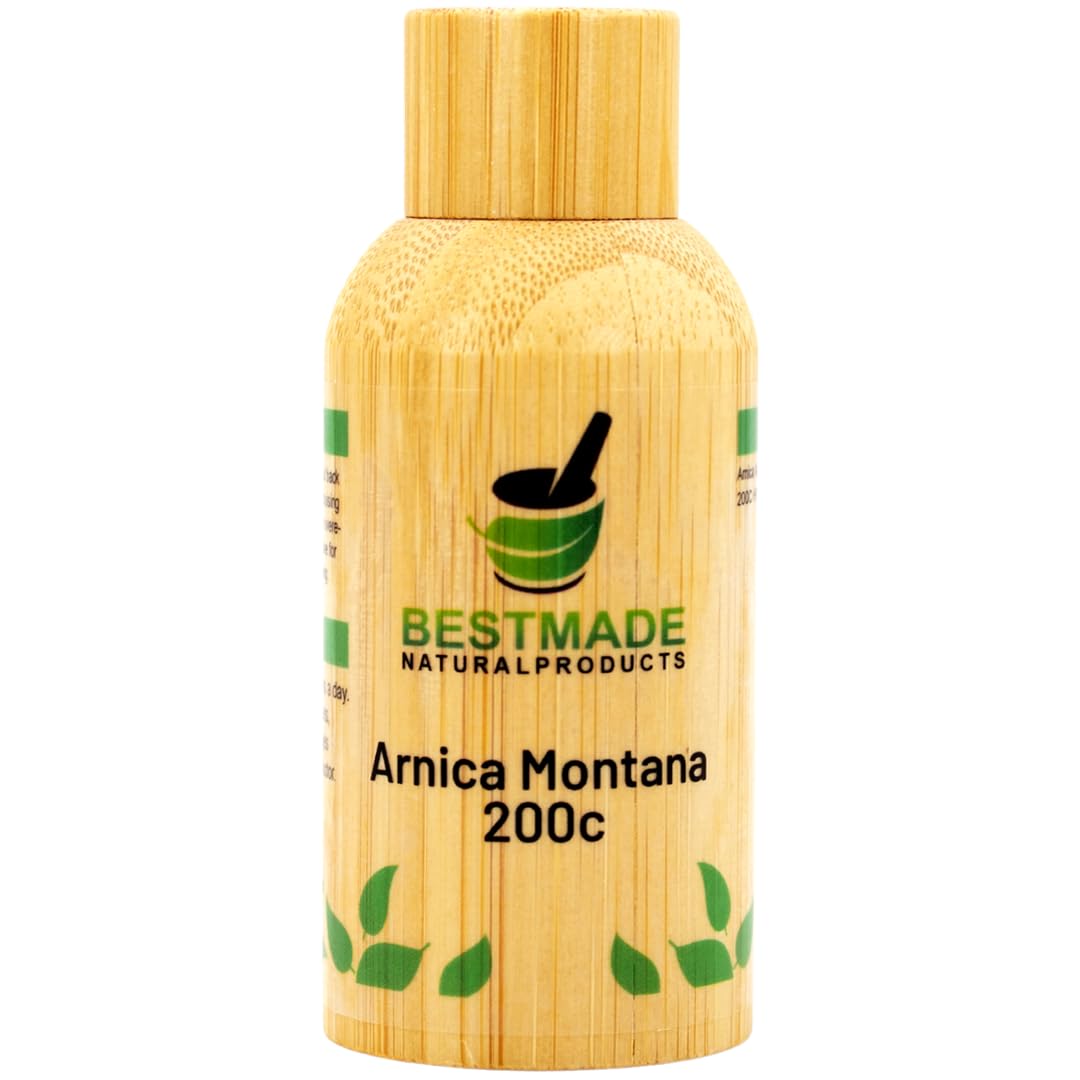 Bestmade Natural Products Turbo Arnica 200C - Comprehensive Arnica Pellets for Muscle Recovery, Soreness Relief, and Holistic Wellness Support, 350 Pellets Bestmade Naturalproducts.com buy supplements canada
