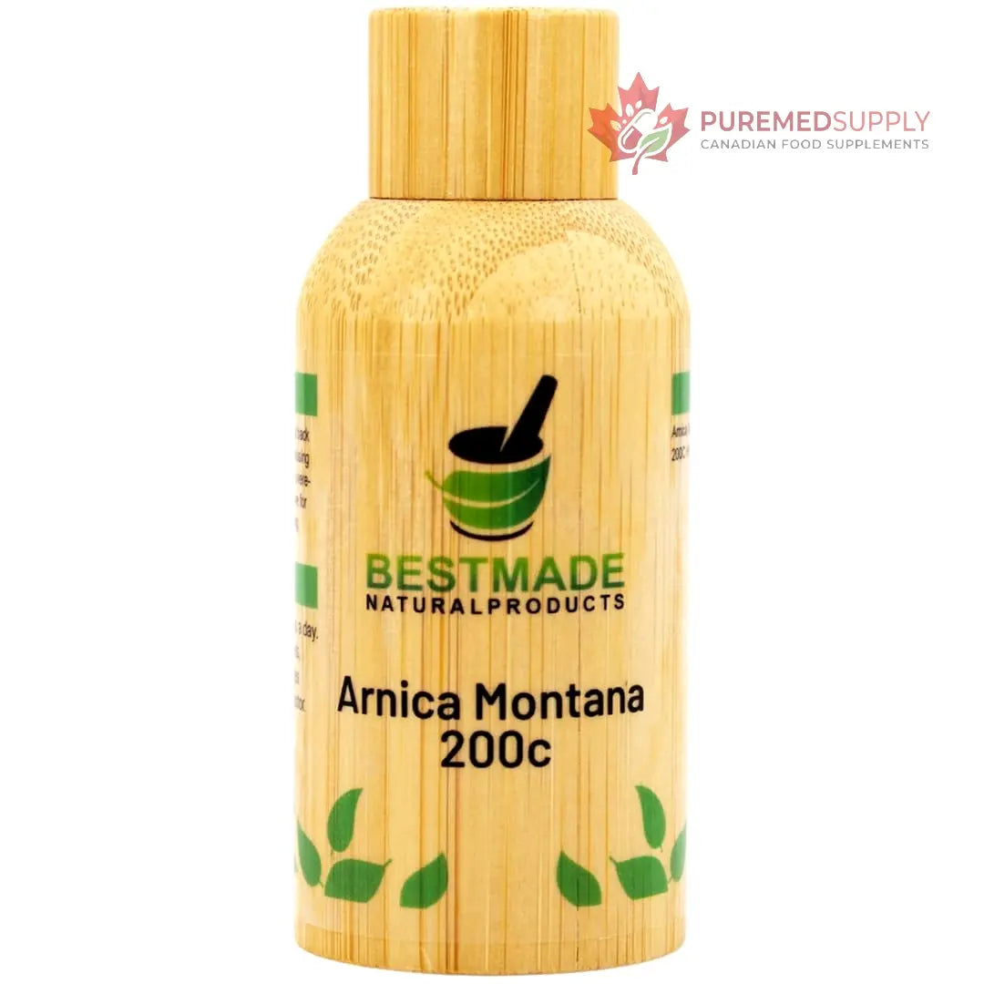 Bestmade Natural Products Turbo Arnica 200C - Comprehensive Arnica Pellets for Muscle Recovery, Soreness Relief, and Holistic Wellness Support, 350 Pellets Bestmade Naturalproducts.com buy supplements canada