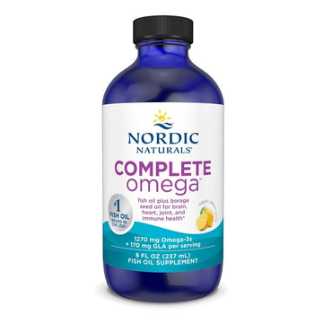 Nordic Naturals Complete Omega, Lemon Flavor - 8 oz - 1270 mg Omega-3 - EPA & DHA with Added GLA - Healthy Skin, Cognition, Positive Mood - Non-GMO - 48 Servings Nordic Naturals buy supplements canada