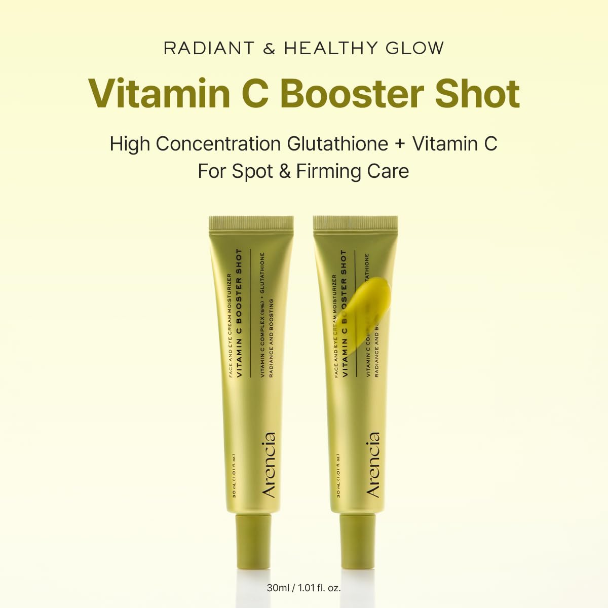 Arencia Vitamin C Booster Shot Serum with Glutathione, Niacinamide and Vitamin E for Dark Spot Care, Fine Lines & Wrinkles ARENCIA buy supplements canada