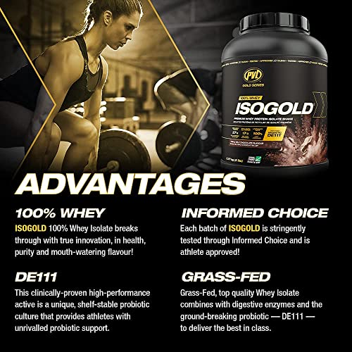 PVL ISO Gold – Grass Fed - Premium Isolate 100% Whey Protein Shake - Orange Krush'd - 908 g PVL buy supplements canada